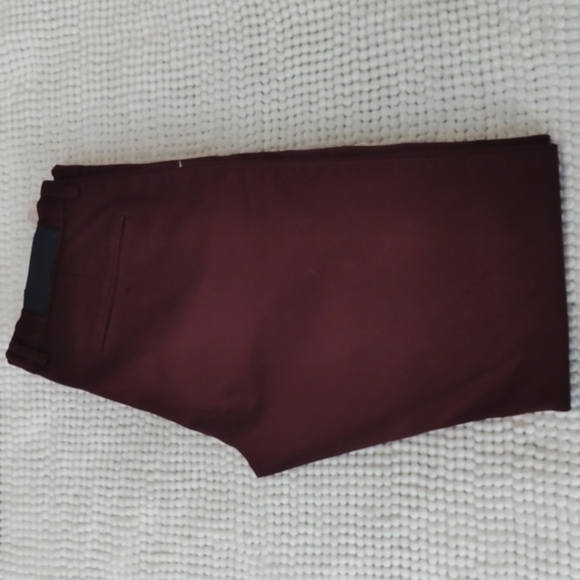 Men's Zara Man Maroon Skinny Slim Jean Pants Size 30 EUC #1425 - Picture 4 of 7